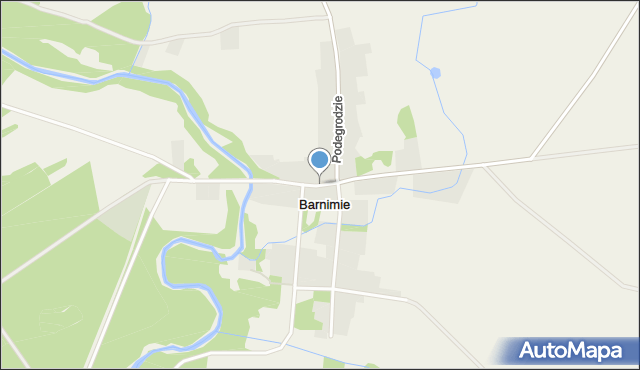 Barnimie, Barnimie, mapa Barnimie