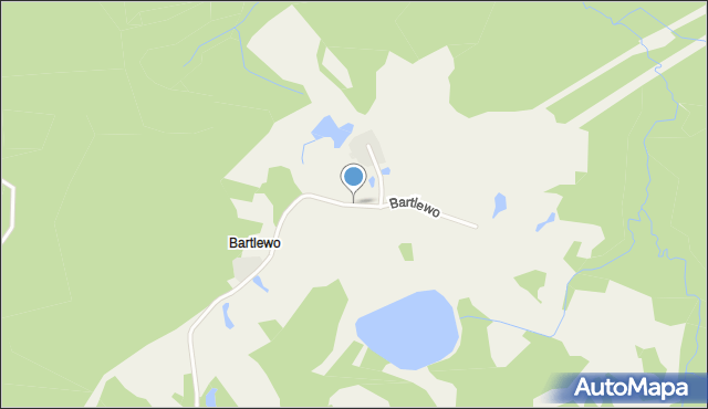 Bartlewo gmina Polanów, Bartlewo, mapa Bartlewo gmina Polanów