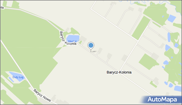 Barycz-Kolonia, Barycz-Kolonia, mapa Barycz-Kolonia