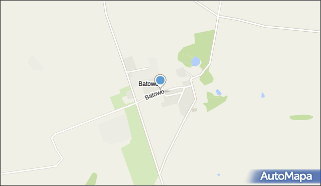 Batowo, Batowo, mapa Batowo