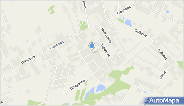 Głogowo, Bajkowa, mapa Głogowo