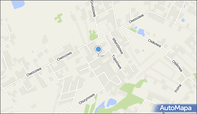 Głogowo, Baśniowa, mapa Głogowo