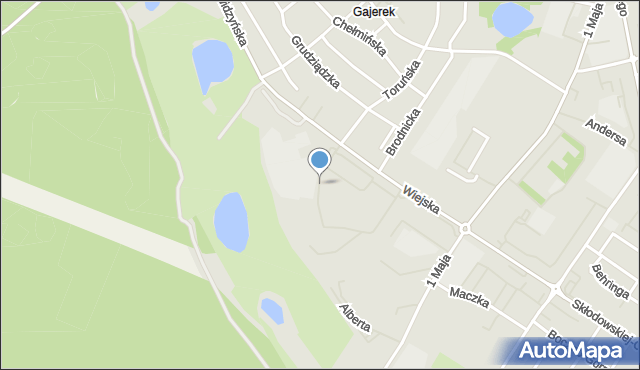 Iława, Baczyńskiego Krzysztofa Kamila, mapa Iława