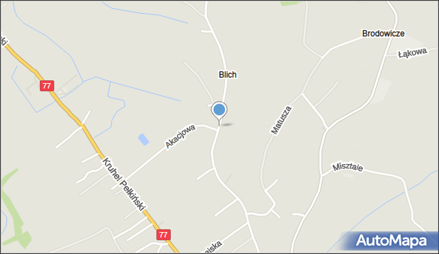 Jarosław, Batalionów Chłopskich, mapa Jarosławia
