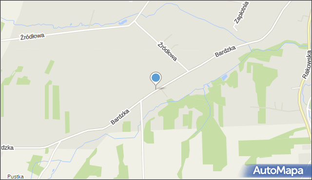 Łagów powiat kielecki, Bardzka, mapa Łagów powiat kielecki