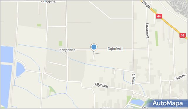 Poręba Wielka gmina Oświęcim, Bagienko, mapa Poręba Wielka gmina Oświęcim