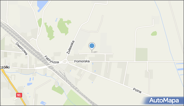 Pszczółki powiat gdański, Bałtycka, mapa Pszczółki powiat gdański