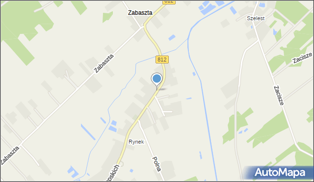 Rossosz powiat bialski, Batalionów Chłopskich, mapa Rossosz powiat bialski