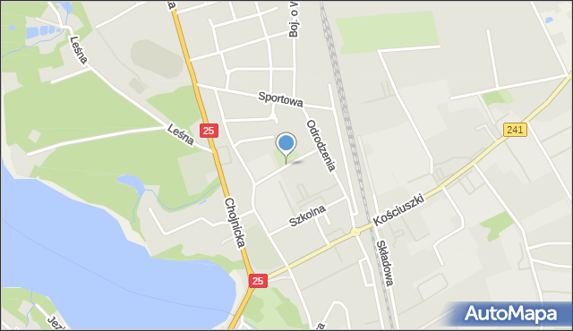 Sępólno Krajeńskie, Bajkowa, mapa Sępólno Krajeńskie