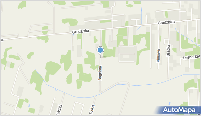 Stara Wieś gmina Nadarzyn, Bagnista, mapa Stara Wieś gmina Nadarzyn