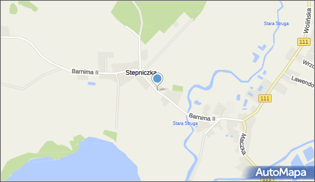 Stepniczka, Barnima II, mapa Stepniczka