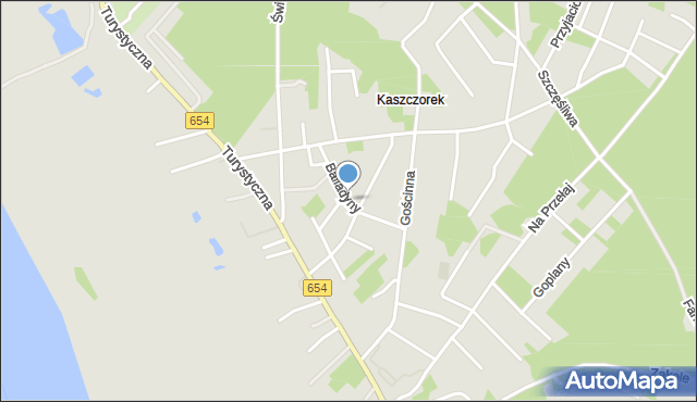 Toruń, Balladyny, mapa Torunia