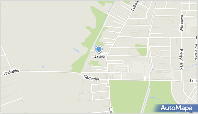 Warszawa, Bagienna, mapa Warszawy