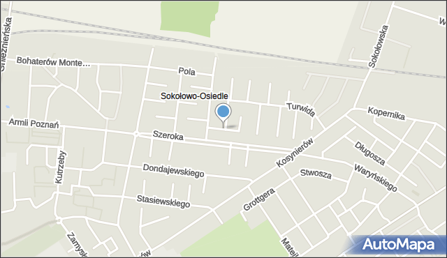 Września, Baczyńskiego Krzysztofa Kamila, mapa Wrześni