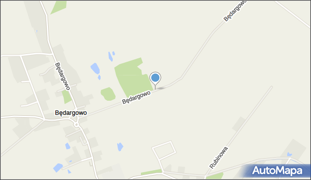 Będargowo gmina Kołbaskowo, Będargowo, mapa Będargowo gmina Kołbaskowo