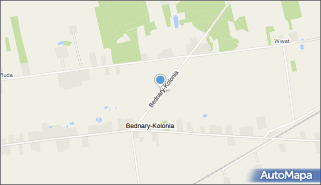 Bednary-Kolonia, Bednary-Kolonia, mapa Bednary-Kolonia
