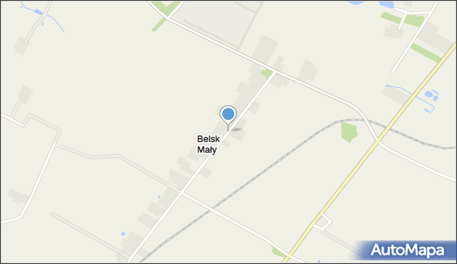 Belsk Mały, Belsk Mały, mapa Belsk Mały