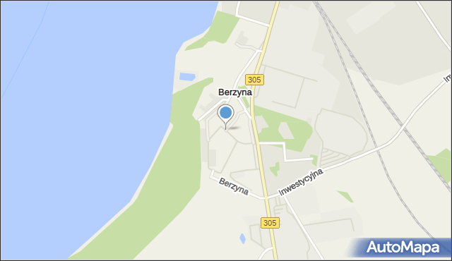 Berzyna, Berzyna, mapa Berzyna
