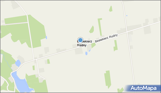 Besiekierz Rudny, Besiekierz Rudny, mapa Besiekierz Rudny
