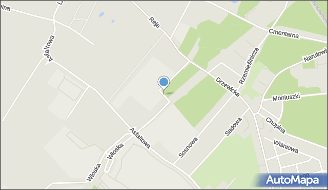 Kostrzyn nad Odrą, Belgijska, mapa Kostrzyn nad Odrą