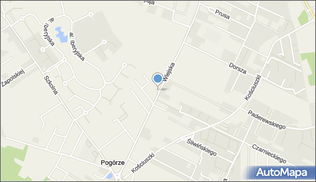 Pogórze gmina Kosakowo, Bema Józefa, gen., mapa Pogórze gmina Kosakowo