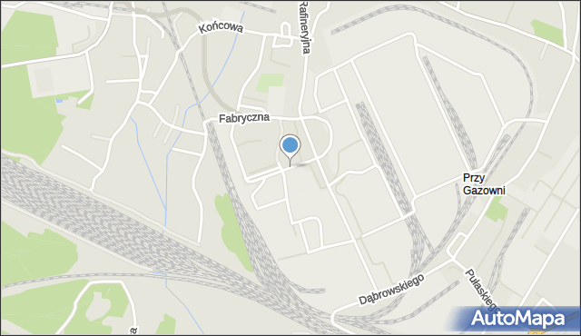 Trzebinia powiat chrzanowski, Betonowa, mapa Trzebinia powiat chrzanowski