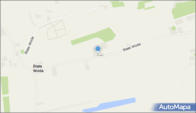 Biała Woda gmina Suwałki, Biała Woda, mapa Biała Woda gmina Suwałki