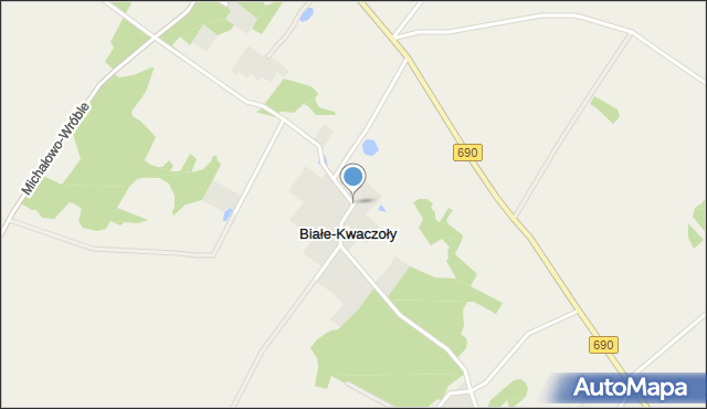 Białe-Kwaczoły, Białe-Kwaczoły, mapa Białe-Kwaczoły