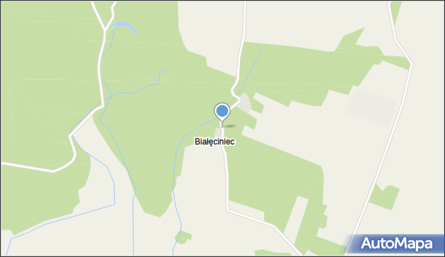 Białęciniec, Białęciniec, mapa Białęciniec