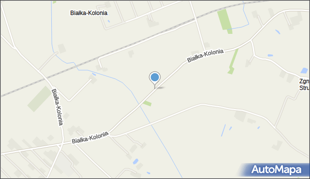 Białka-Kolonia, Białka-Kolonia, mapa Białka-Kolonia