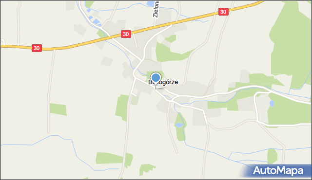 Białogórze, Białogórze, mapa Białogórze