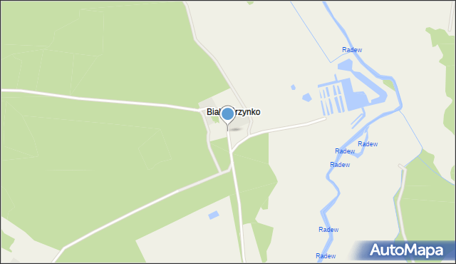 Białogórzynko, Białogórzynko, mapa Białogórzynko