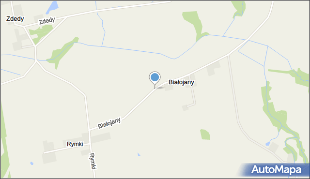 Białojany, Białojany, mapa Białojany