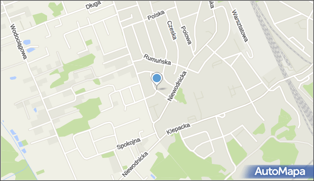 Białystok, Białoruska, mapa Białegostoku