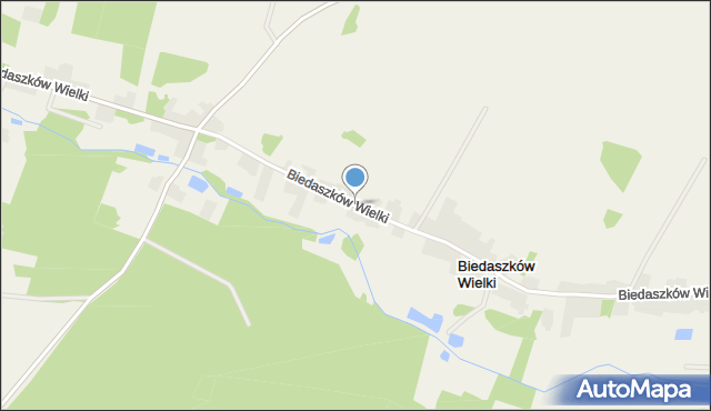 Biedaszków Wielki, Biedaszków Wielki, mapa Biedaszków Wielki
