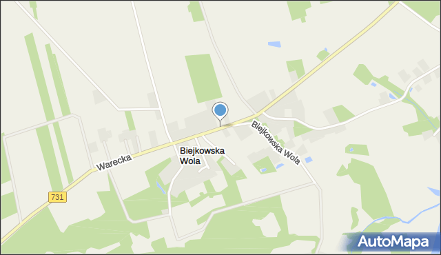 Biejkowska Wola, Biejkowska Wola, mapa Biejkowska Wola