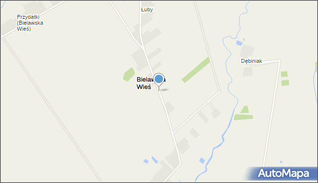 Bielawska Wieś, Bielawska Wieś, mapa Bielawska Wieś