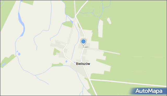 Bieliszów, Bieliszów, mapa Bieliszów