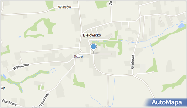 Bielowicko, Bielowicko, mapa Bielowicko