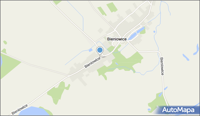 Bieniowice, Bieniowice, mapa Bieniowice