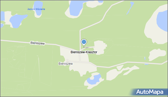 Bieniszew-Klasztor, Bieniszew-Klasztor, mapa Bieniszew-Klasztor