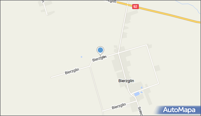 Bierzglin, Bierzglin, mapa Bierzglin