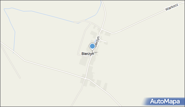 Bierzyn gmina Strzelin, Bierzyn, mapa Bierzyn gmina Strzelin