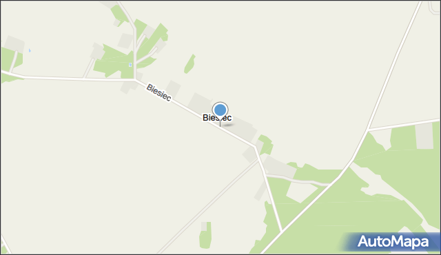 Biesiec, Biesiec, mapa Biesiec