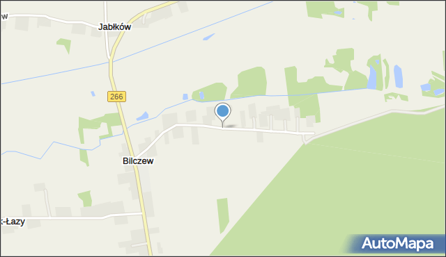 Bilczew gmina Kramsk, Bilczew, mapa Bilczew gmina Kramsk