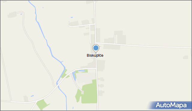 Biskupice gmina Grodziec, Biskupice, mapa Biskupice gmina Grodziec