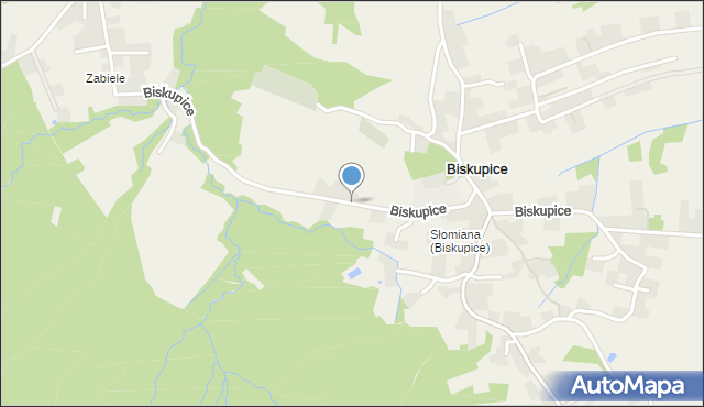 Biskupice powiat wielicki, Biskupice, mapa Biskupice powiat wielicki