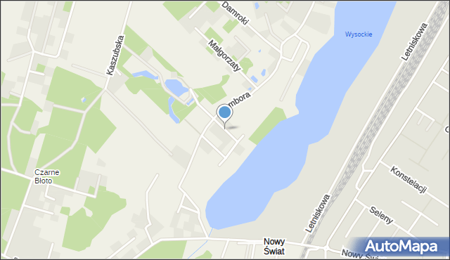 Chwaszczyno, Białe Żagle, mapa Chwaszczyno