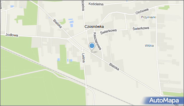 Czosnówka, Bialska, mapa Czosnówka