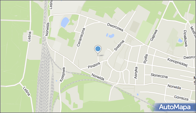 Miasteczko Śląskie, Białego, mapa Miasteczko Śląskie